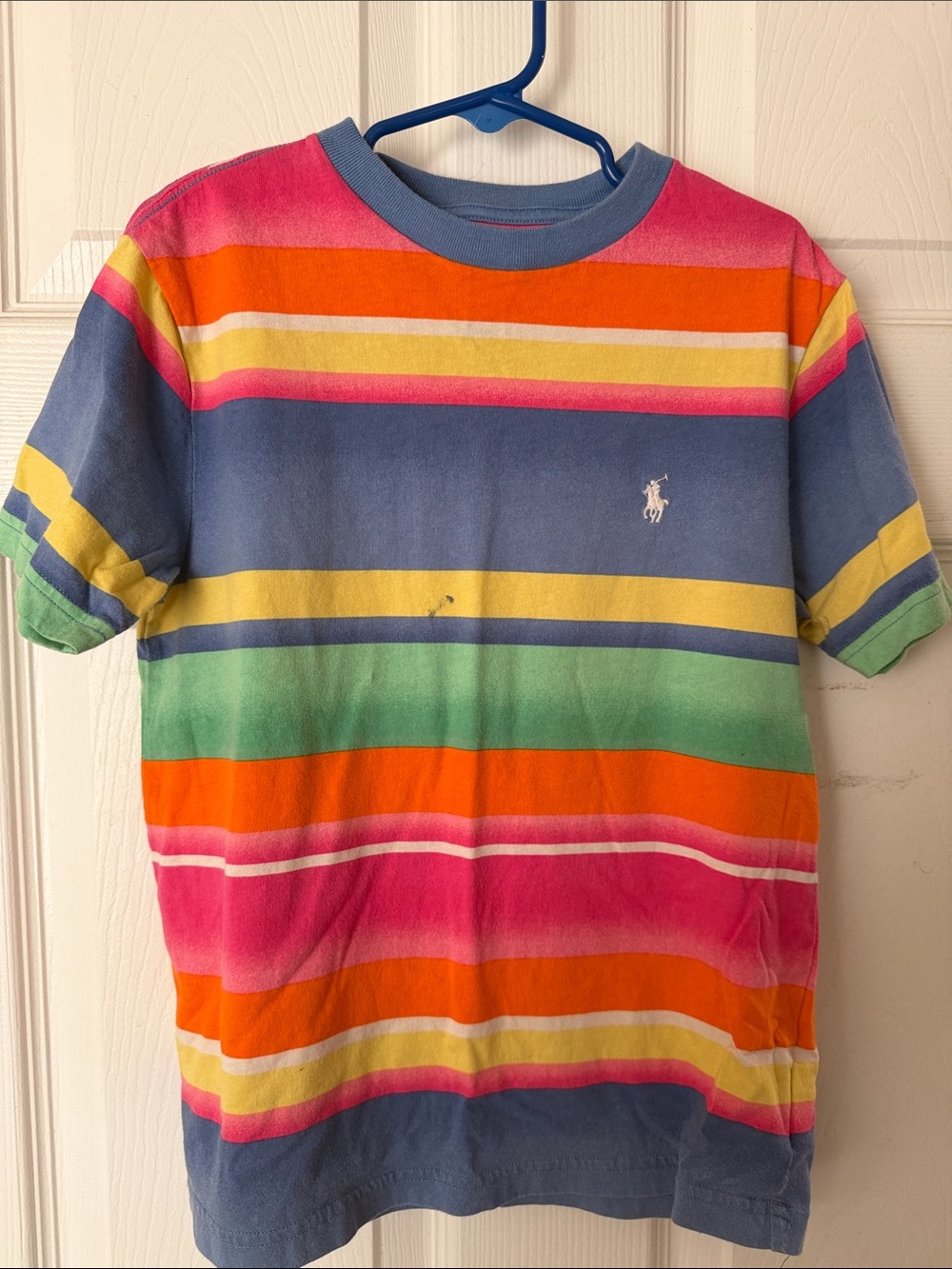 rl polo summertime T small stain